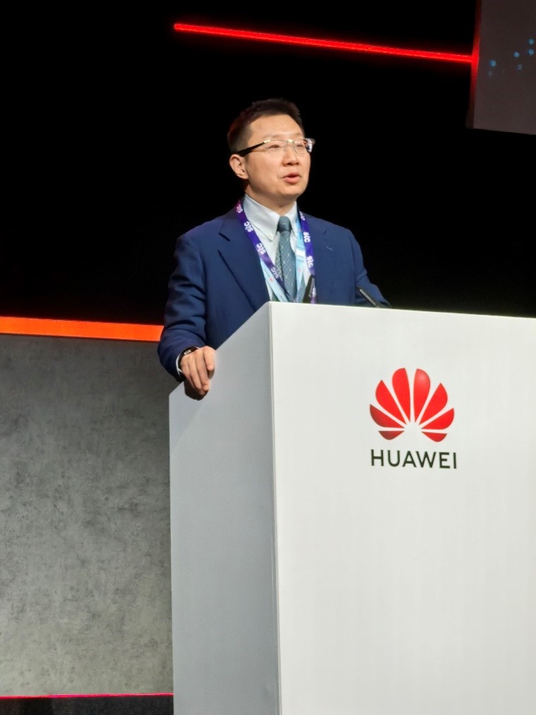 York Yue, President of Huawei's ISP Business Unit spoke at MWC2024 ISP Session
